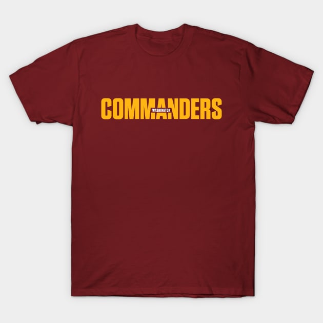 Washington Commanders T-Shirt by Sitzmann Studio